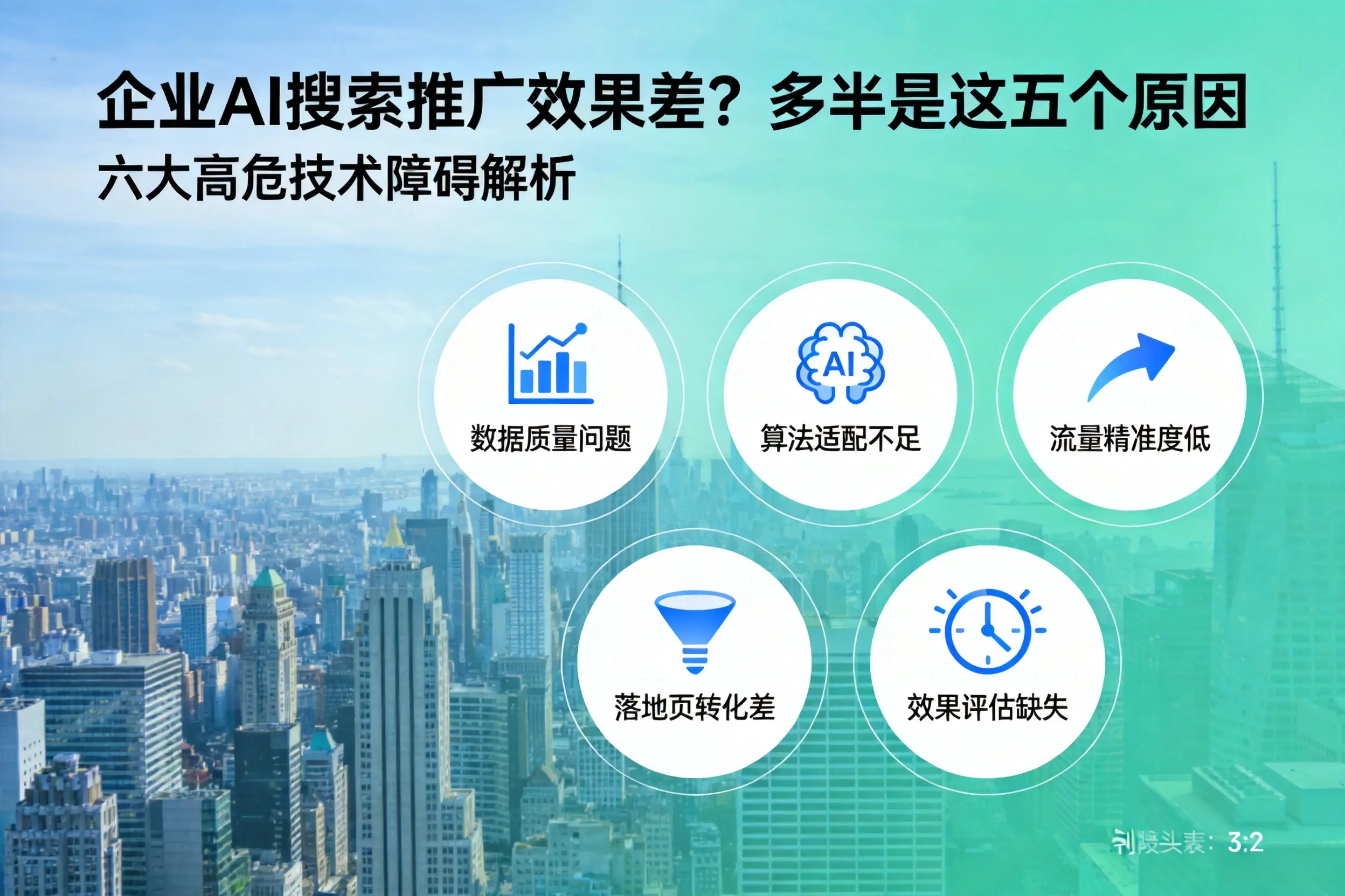 新城企业AI搜索推广效果差?多半是这五个原因